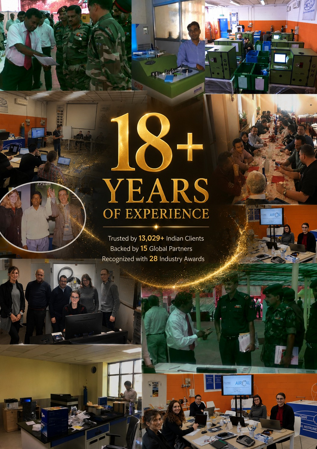 18+ Years of Experience — NB Instrument team and installations