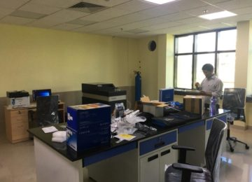 On-site laboratory system installation